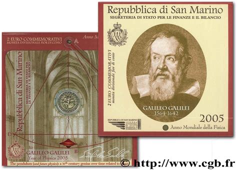 R Publique De Saint Marin Euro Ann E Mondiale De La Physique