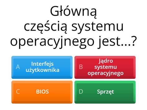 Systemy Operacyjne Quiz