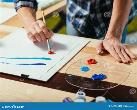 Artist Inspiration Learning Art Artistry Skills Stock Photo Image Of