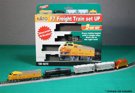 Kato N Scale Union Pacific F7 Freight Train Starter Set NEW 1066272 ...