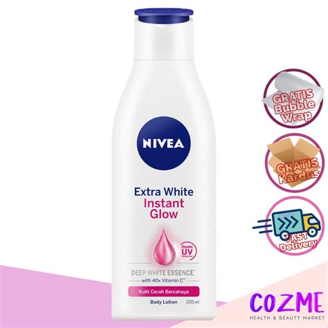 Nivea Extra White Instant Glow Body Lotion Ml Shopee Malaysia