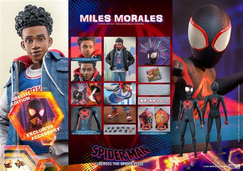 Spider Man Across The Spider Verse Miles Morales And Spider Man By Hot Toys The Toyark