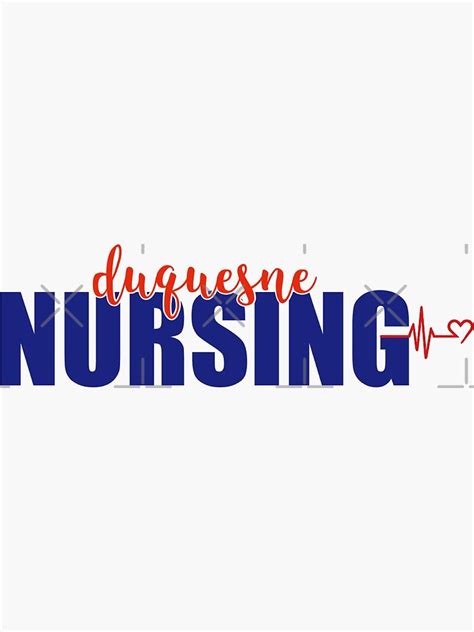 Duquesne University Nursing Sticker By Dcwphotos Redbubble