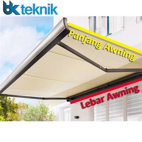 Jual Awning Gulung Kanopi Lipat Meter Kanopi Buka Tutup Manual Dan