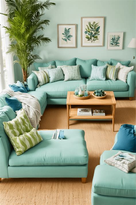 25 Blue and Green Living Room Ideas – The Crafty Hacks