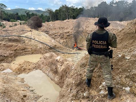 Polícia Federal fecha garimpo ilegal em terra indígena próximo a Pontes