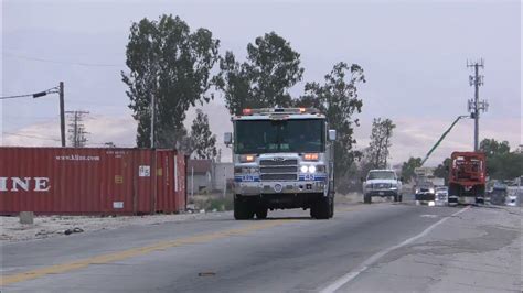 Kern County Fire Department Engine 45 Responding Youtube