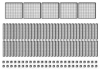 Place Value Mab Block Printouts S S S S By Mrs Tate