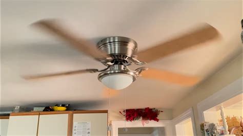 Hampton Bay Hugger Ceiling Fan 52 No Commentary YouTube