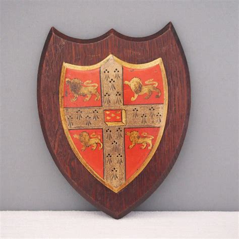 Cambridge College Crested Antique Shield C1910