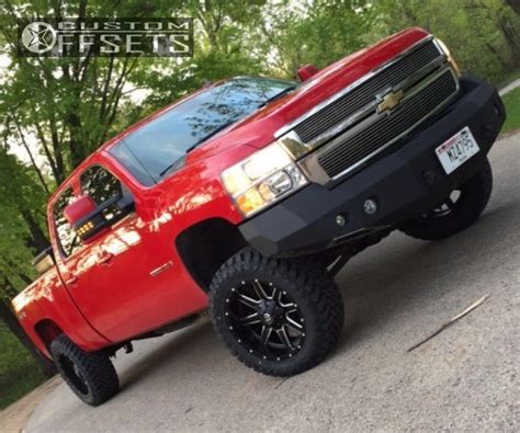 Chevrolet Silverado Hd Wheel Offset Aggressive Outside