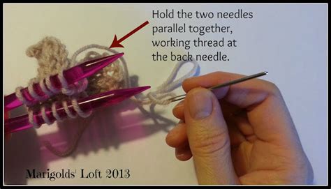 Marigolds Loft Stitches Explained Kitchener Stitch