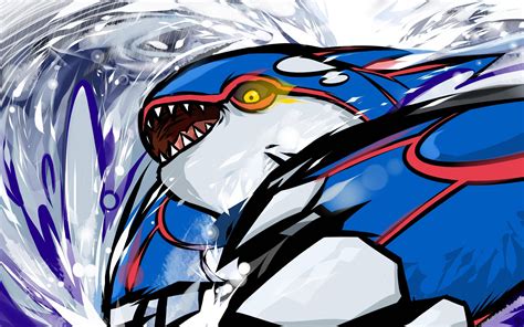 Illustration Anime Pok Mon Machine Groudon Primal Groudon Kyogre