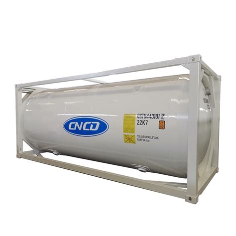 Asme 20Ft Cryogenic Iso Tank Container Cryogenic Liquid Lox Lin Lar Iso