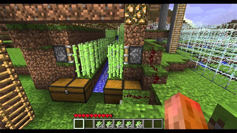 How To Automatic Sugar And Reed Farm Hd Minecraft Youtube