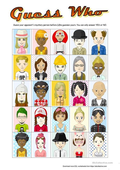 Guess Who Printable Worksheets Peggy Worksheets