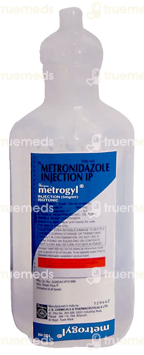 Metrogyl 500mg Injection Uses Side Effects Price Substitutes