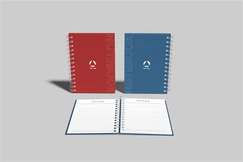 A5 Spiral Notebook Mockup Graphic By Rahmatmoscae · Creative Fabrica