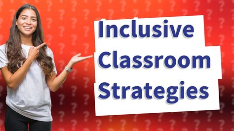 How Can I Effectively Manage My Inclusive Classroom Youtube