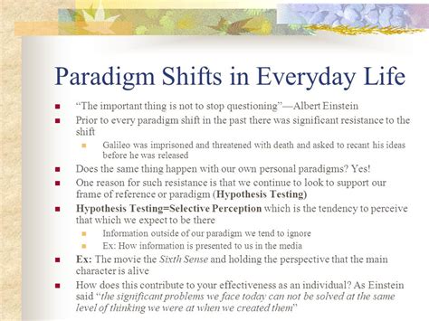 Paradigm Shift Examples In Life