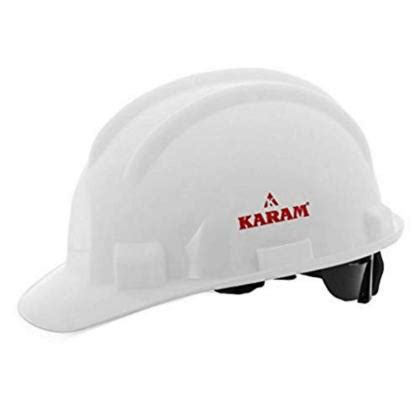 Karam Pn White Pack Of Isi Marked Safety Helmet Ratchet Type With