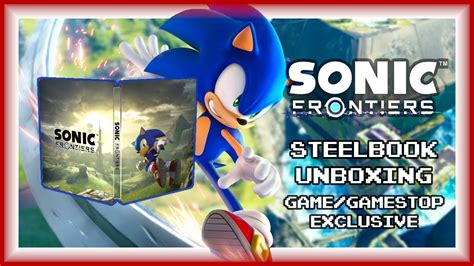 Sonic Frontiers Steelbook Unboxing Game Gamestop Exclusive Variant