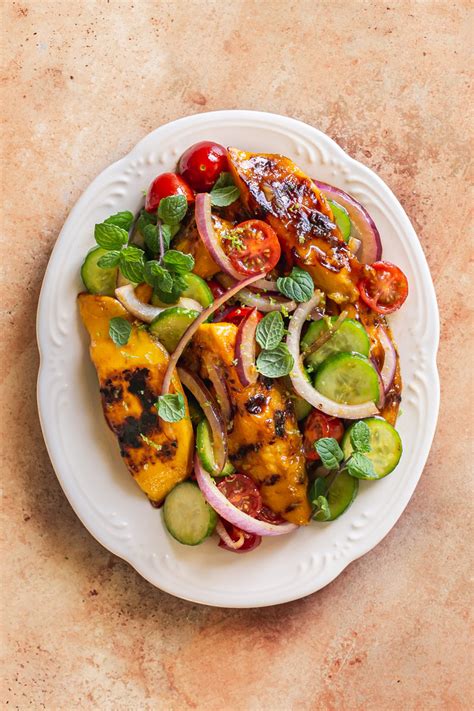 Sweet Chili Lime Grilled Mango Salad Healthy Little Vittles