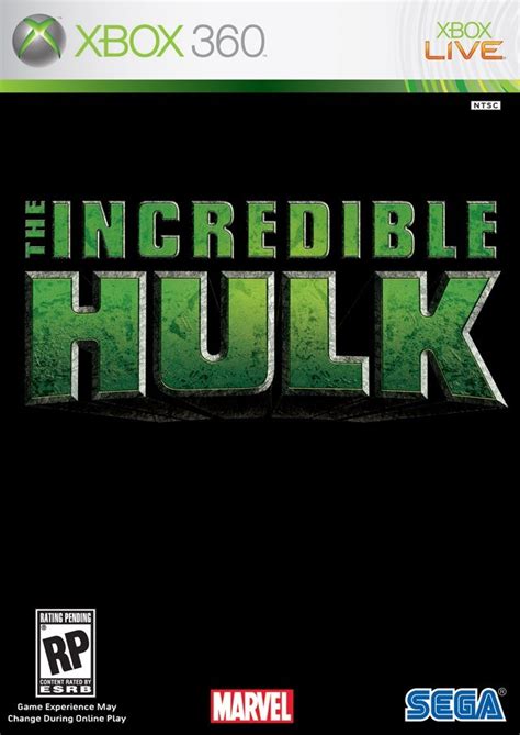 Jaquettes The Incredible Hulk The Official Videogame