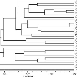 Dendrogram Illustrating Genetic Relationships Among Populations Of