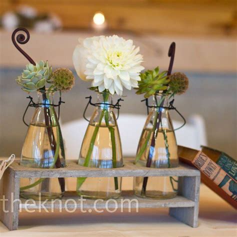 Milk Jug Centerpieces