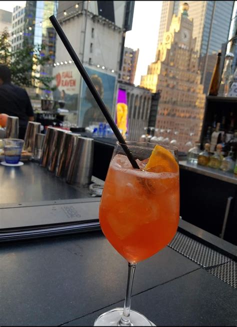 A rooftop bar in Manhattan. A weird thing happens when you travel a lot ...