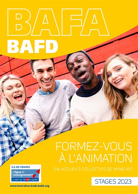 Formations BAFA BAFD LA LIGUE DE L ENSEIGNEMENT DE L ESSONNE