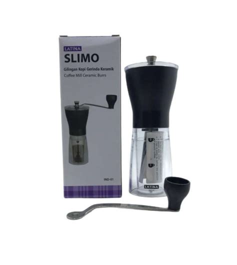 Promo Hand Coffee Grinder Latina Slimo Manual Pengiling Biji Kopi Manual Diskon Di Seller