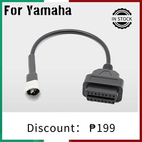 High Quality Obd Motorcycle Cable For Yamaha 3 Pin Plug Cable