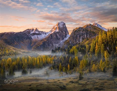 Fondos De Pantalla Árboles Paisaje Bosque Montañas Puesta De Sol