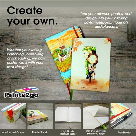 Custom Full Print Notebook Cover Front And Back Create Design Your