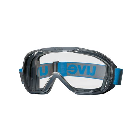 uvex Megasonic Clear Antifog Goggles - Protekta Safety Gear