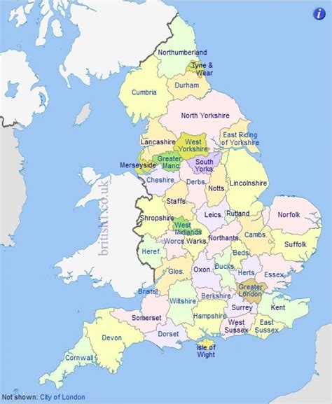 A Map Of England A Large Detailed Map Of Britain Uk