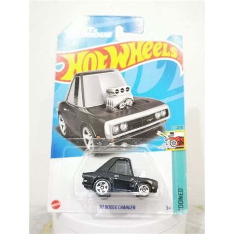 Jual Hot Wheels Dodge Charger Tooned Black Shopee Indonesia