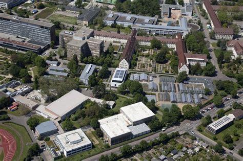 Luftaufnahme Mainz Campus Gelände der Johannes Gutenberg