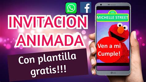 Como Hacer Una Video Invitacion O Invitacion Animada Con Plantilla