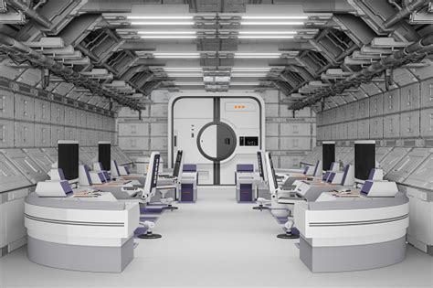 Free picture: Space shuttle interior design bedroom and workplace room