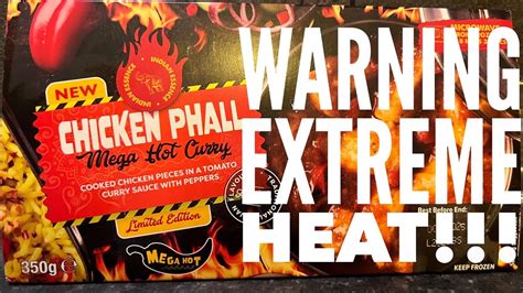 Heron Foods B M Chicken Phall Mega Hot Curry Review Youtube