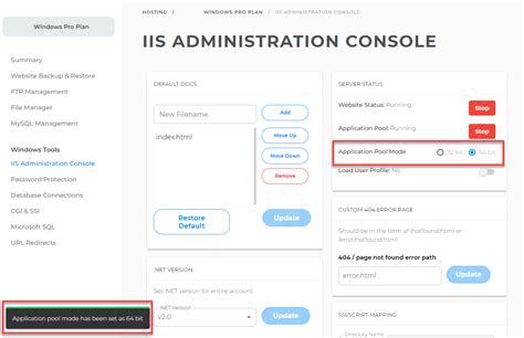 Changing Iis Settings Server Status Foundation Hostcentric Hot Sex