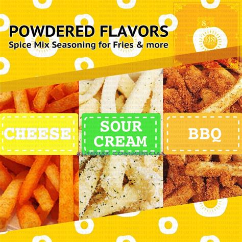 French Fries Flavoring For Fries Popcorn Nachos Cheese Powder Sour