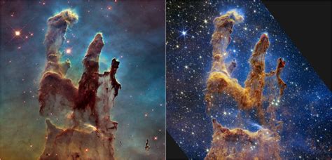 James Webb Telescope Captures New View Of Famed Pillars Of Creation