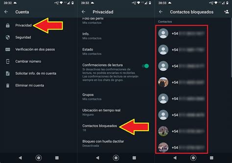 Cómo ver los contactos bloqueados en WhatsApp 2024