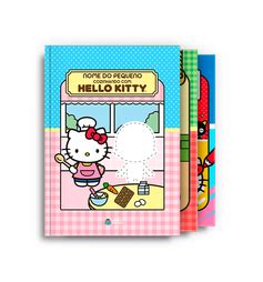 Livro Com Carinho Kitty - Festejando com Hello Kitty e Amigos | Livro Personalizado