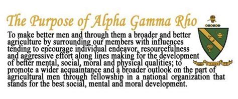 Alpha Gamma Rho Psi Chapter : As brothers of Alpha Gamma Rho we strive ...