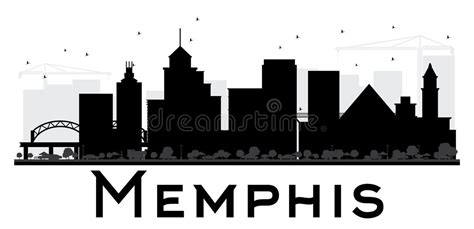 Memphis Skyline Silhouette Stock Illustrations – 151 Memphis Skyline ...